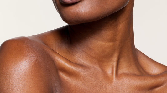 Woman's neck and chest