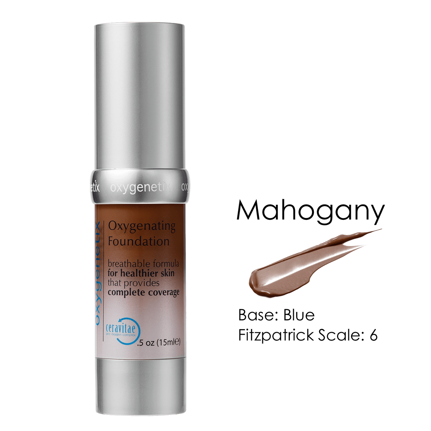 Oxygenetix Oxygenating Foundation - SPF 30 - Mahogany
